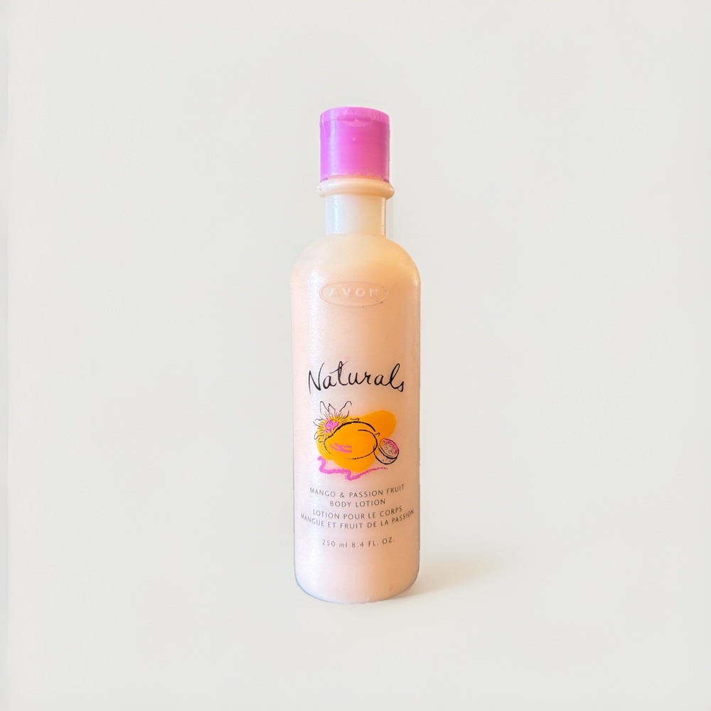 Rare 2004 Avon Naturals‎ Mango & Passion Fruit Body Lotion 8.4 Fl Oz Old Stock
